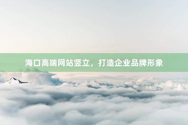 海口高端网站竖立，打造企业品牌形象